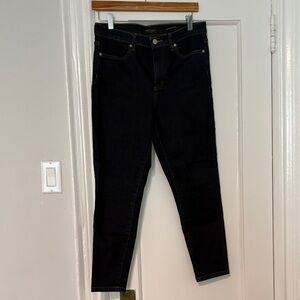 Banana Republic Dark Blue High-Rise Skinny Jeans Size 29